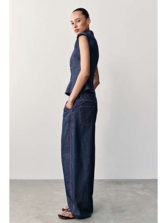 Zara Pants - ZARA LINEN BARREL PANTS